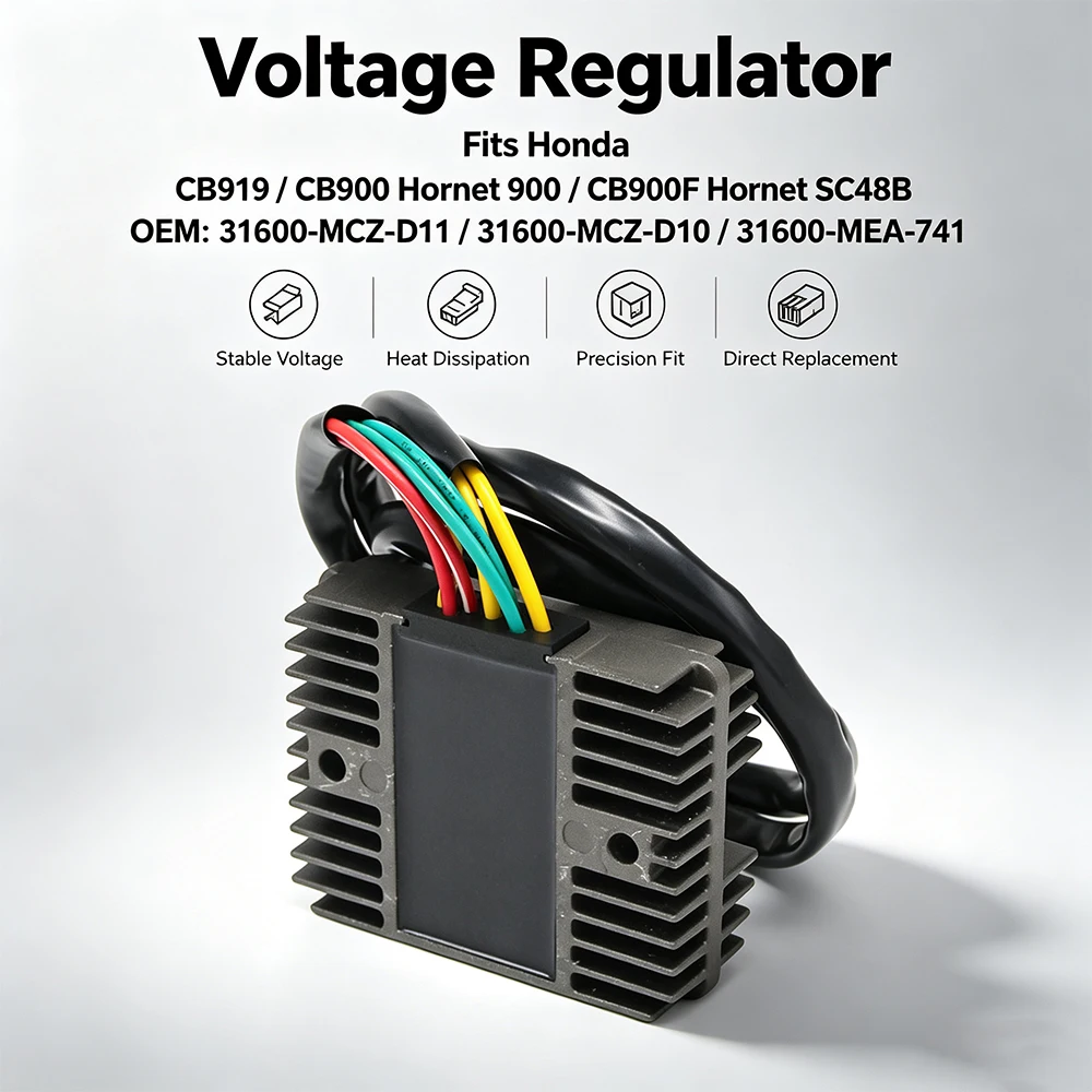 31600-MCZ-D11 31600-MEA-741 Voltage Regulator Rectifier For CB919 CB900 Hornet 900 CB900F Hornet SC48B VTX1300 S3/S4/S5/S6/S7/S8