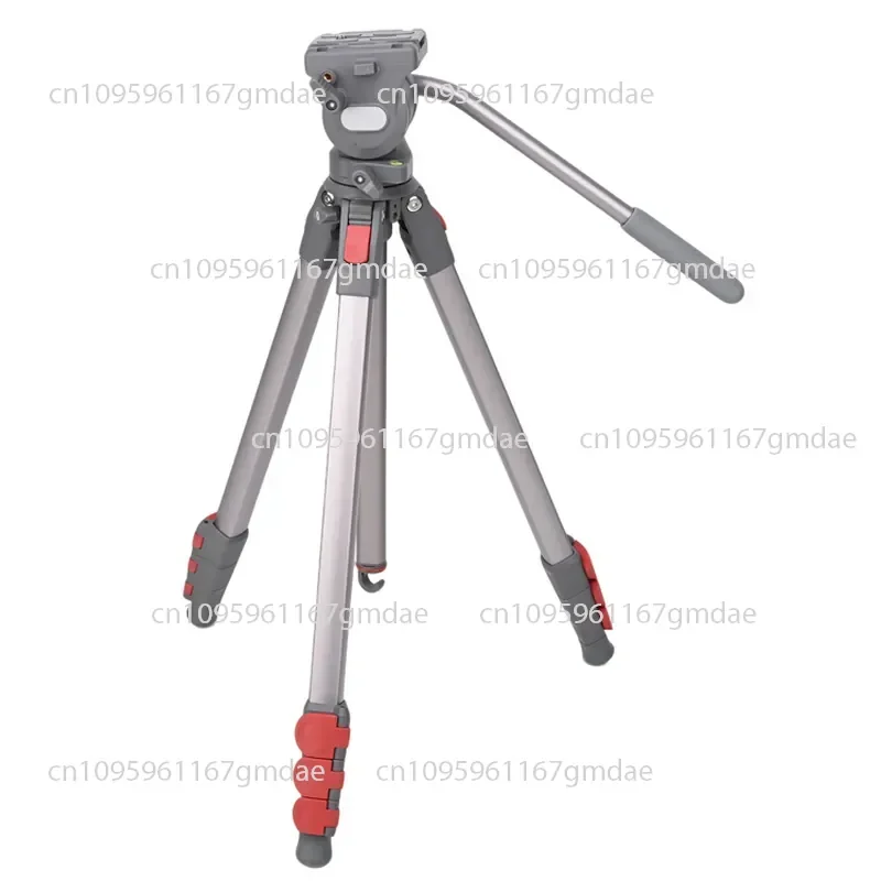 Hydraulic PTZ Portable Aluminum Alloy Tripod Micro Single Camera Telescope Photography