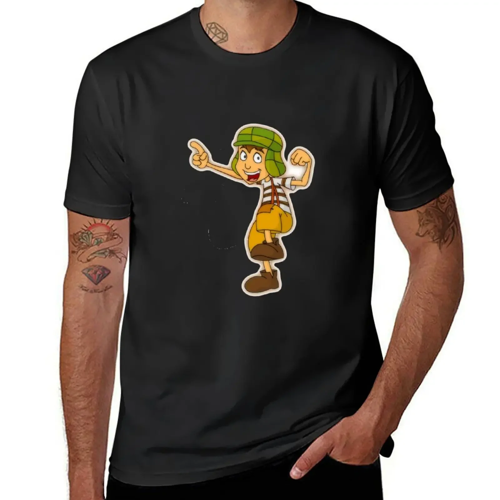 Chavo del Ocho caricatura T-Shirt customizeds funny meme t-shirts anime clothes men t shirts