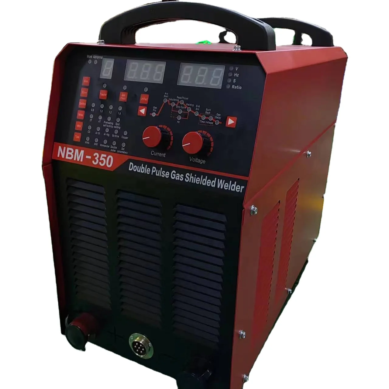 NBC350 PULSE ALUMINIUM MIG INDUSTRIAL IGBT MOULDE WELDER 350 15KGS Tig MMA MAG MIG Function Welder 4 in 1 welding machine