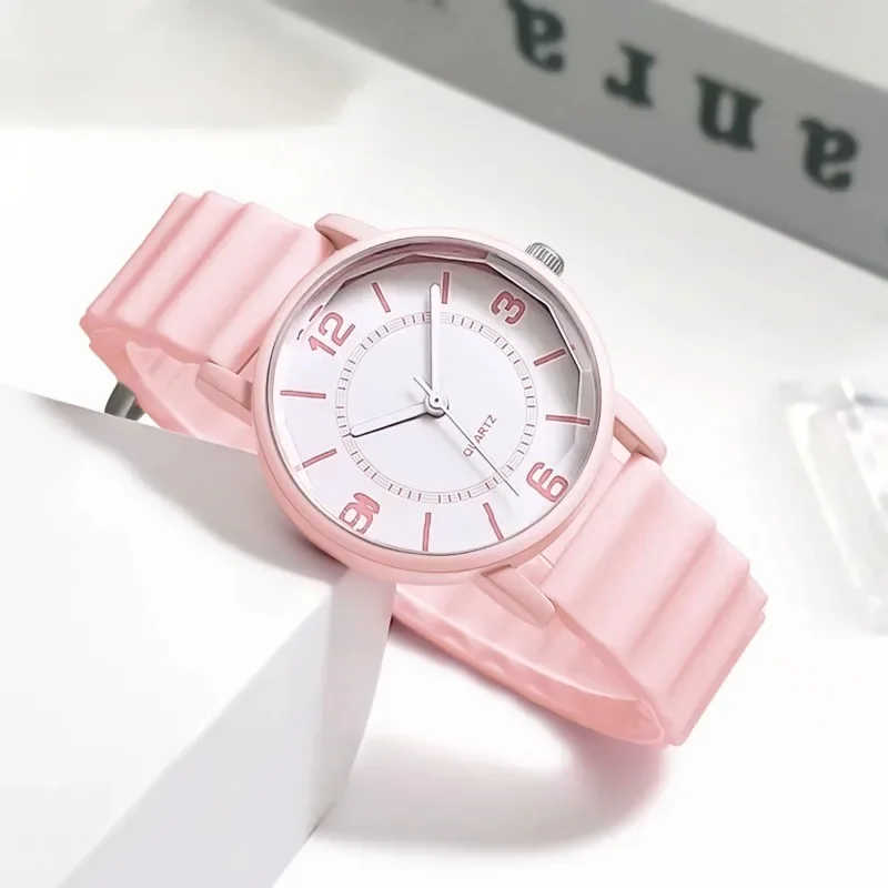 Montre à quartz de marque pour femmes, bracelet en silicone, couleur MSI, montre-bracelet de luxe pour dames, mode, livraison directe