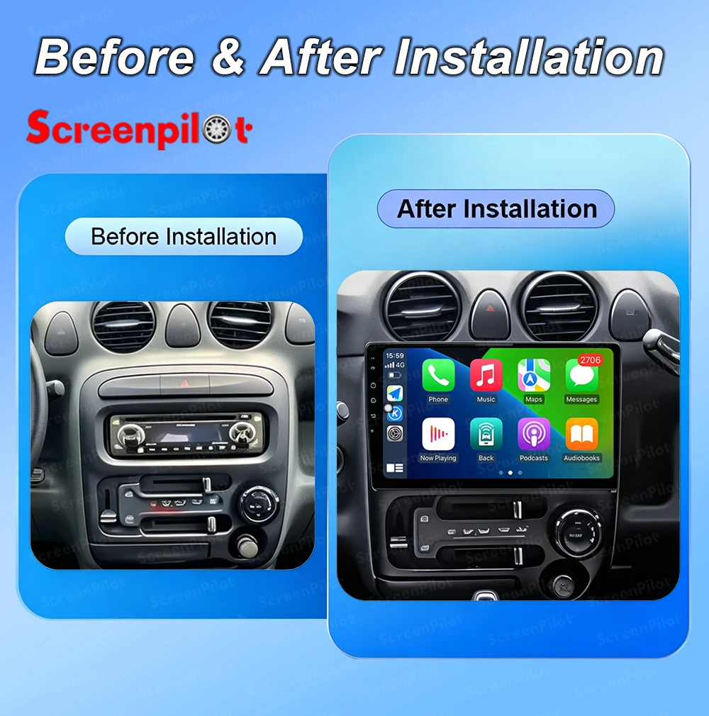 Android 16 For Hyundai Santro Atos Prime 2003 -2015 9 Inch Car Radio Stereo Head Unit Multimedia Video Player 2K QLED 5G 8 Core