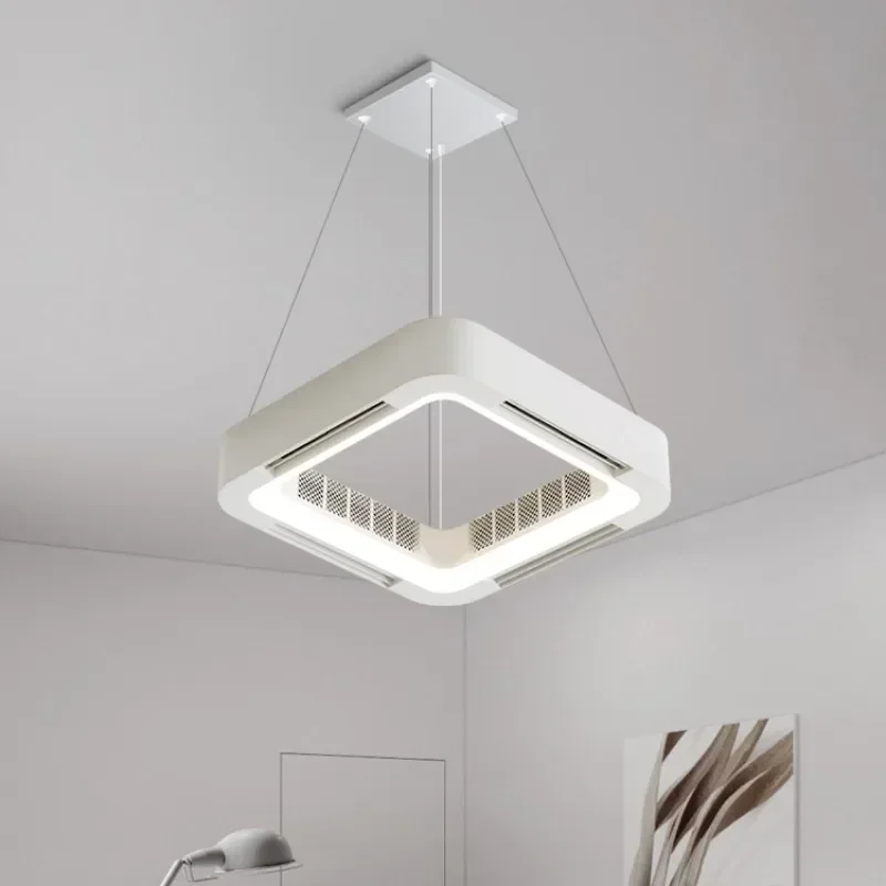 2025 Invisible Bladeless Ceiling Fan Lamp With Light Remote Control Without Blades DC LED Circulator Decoration Bedroom Living R