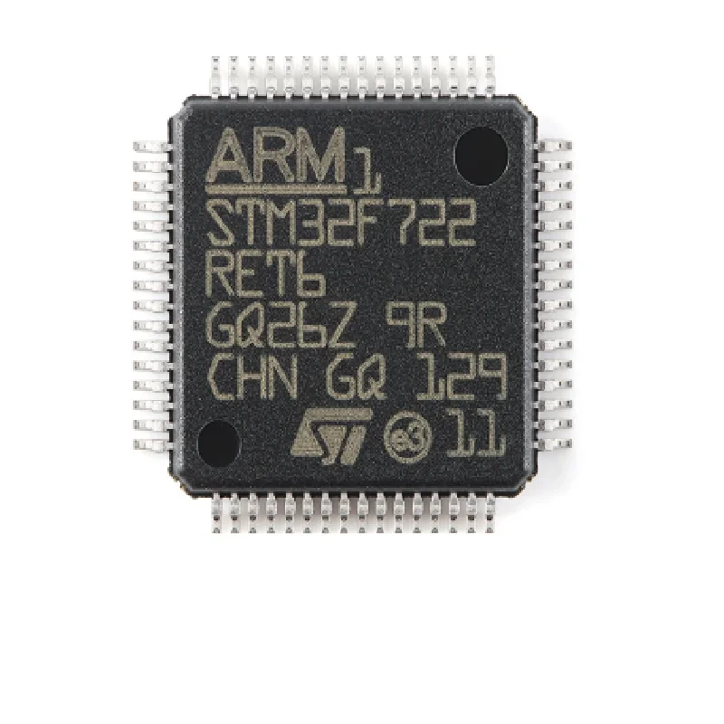 1/5/20/50PCS STM32F722 STM32F722RET STM32F722RET6 LQFP-64 ARM Cortex-M7 32-Bit Micro-Controller-MCU IC Chip