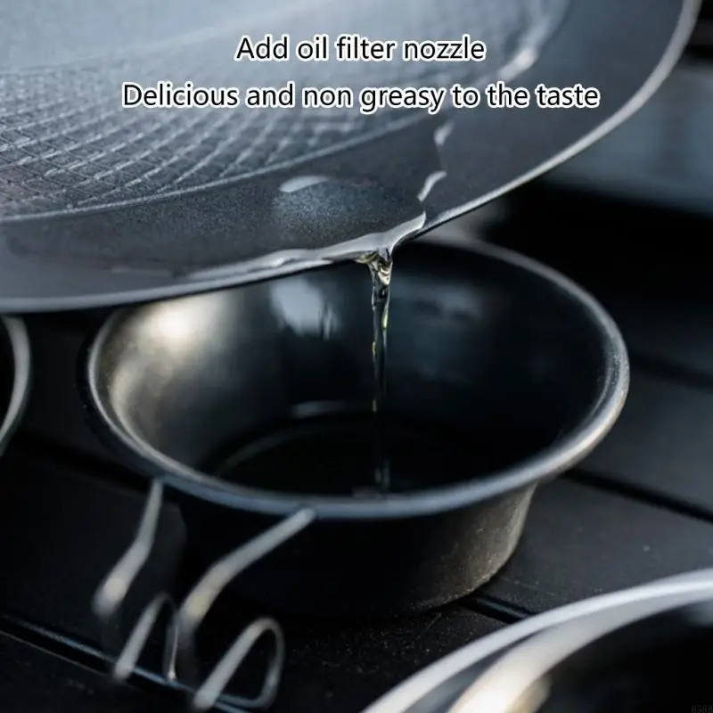 

H58B Aluminum Alloy Cookware Roastig Grilling Plate Camping Equipment for Wilderness
