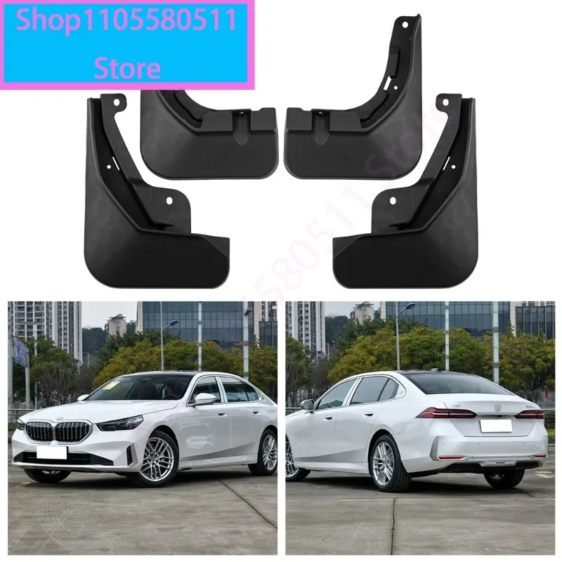 For BMW 5 Series G60/G68 2024 Mudguards Splash Guards Front Rear Wheels Fender Car Accessories 4Pcs Auto Parts