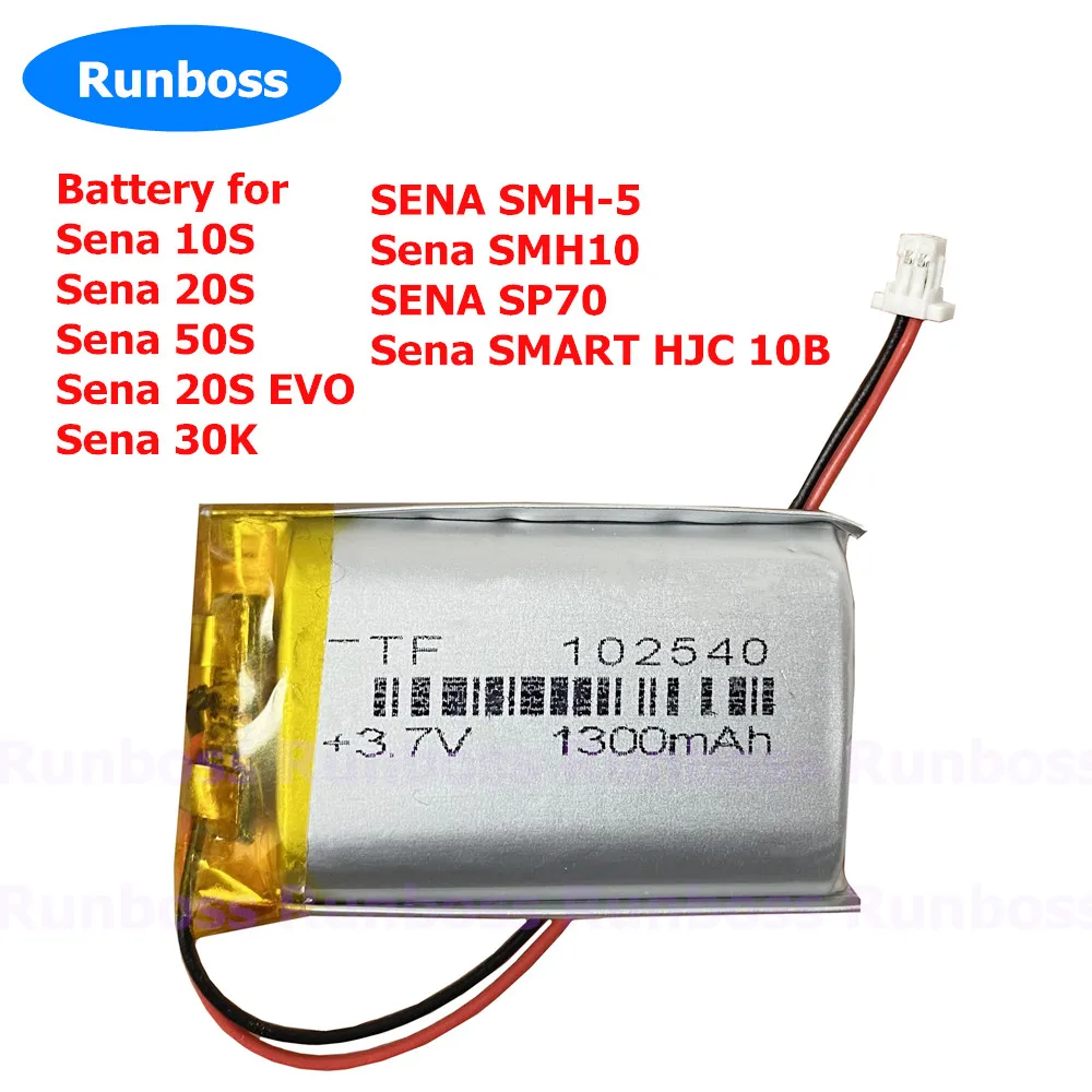 SP402540 102540 SP70 Battery for Octelect Sena 50S 30K SMH-5 SMH10,SMART HJC 10B ,10S 20S S10 S20, 50S, 20S EVO Wireless Headset