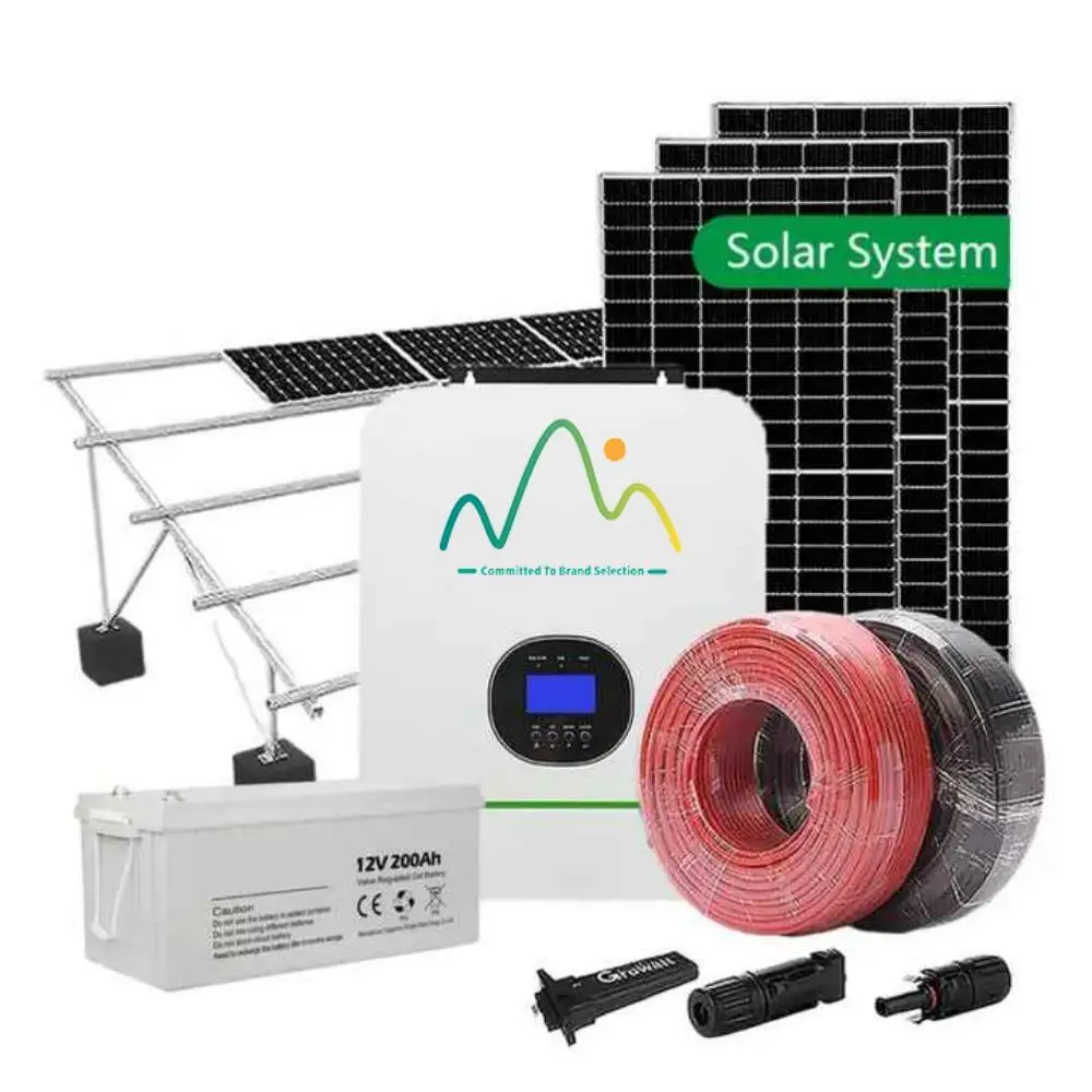 Wholesale Price 10kw Home Off Grid Solar System 6kw 8kw Kit Complete Solar Energy System 15kw 20kw Solar Panels 540w