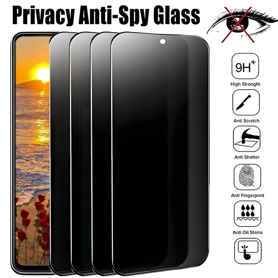 For Motorola Moto G60S  XT2133-2 Tempered Glass Anti-Spy Privacy Screen 9H Hardness Anti-Scratch For Protector Phone Film