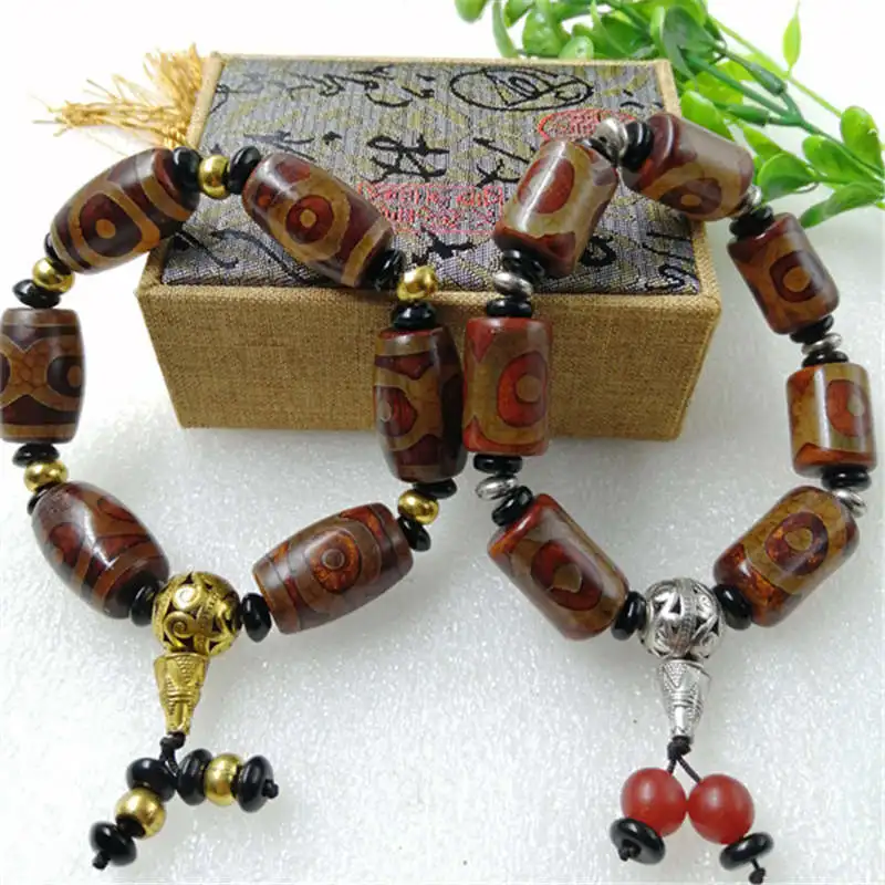 Dzi Three-Eye Bead … - image