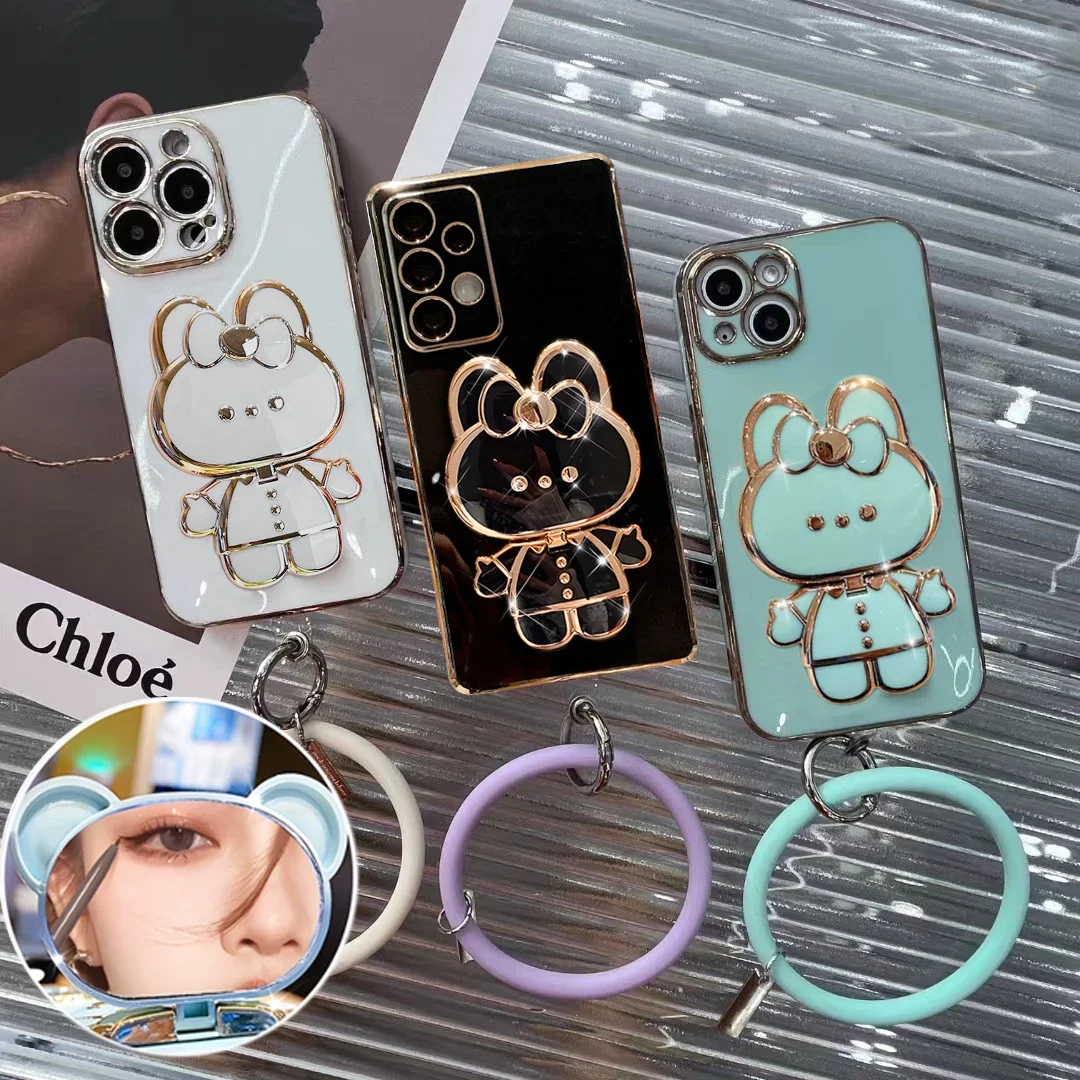 For Samsung Galaxy A53 A52S A54 A52 A34 A14 A51 A13 A73 A33 A32 A12 A72 A71 A22 A 53 52S 13 4G 5G Case Luxury Holder Phone Cover