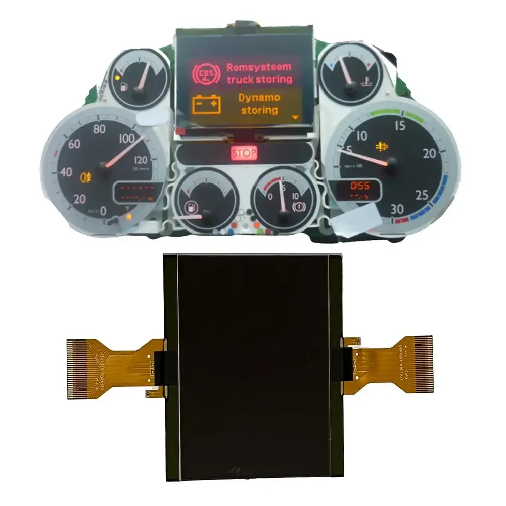 

Car Instrument Cluster LCD Display Black 12V 1372055 / 155400001000 For DAF LF 45 / 55 /75 For CF 85 Interior Parts