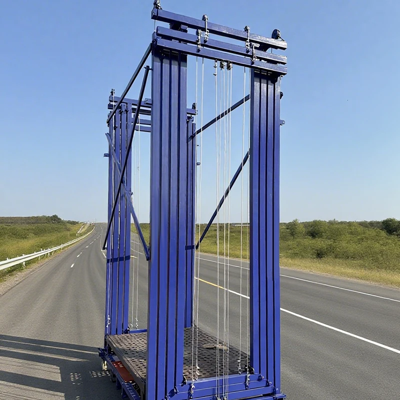 Electric Working Platform Emergency Stop Button Foot Brake Safe Design For Long Time Exterior Wall Construction Projects