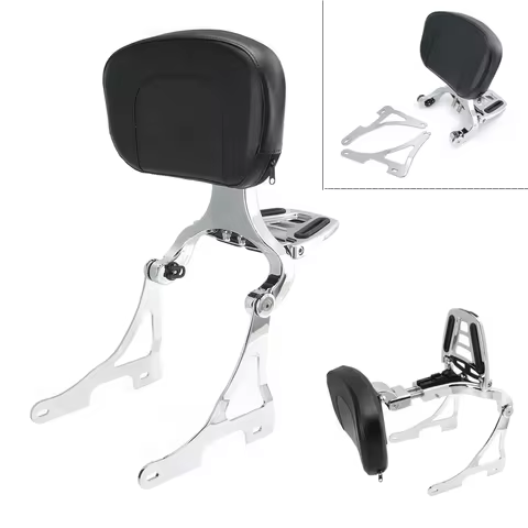 Adjustable Driver Passenger Backrest Sissy bar For Harley Sportster Iron Roadster Nightster XL1200 883 Sissybar Back rest