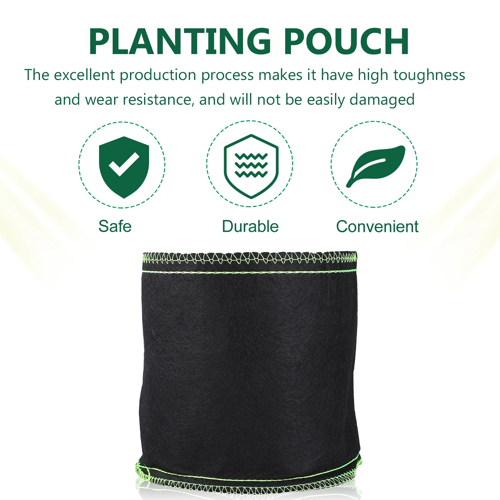 

6pcs Planting Bags Non woven Fabric Stretchy Insulation Water Retention Drainage Garden Herb Perennial Succulent