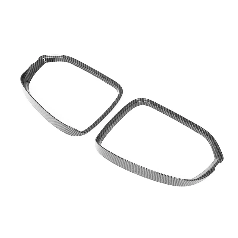 For Tank 500 Hi4-T/Hi4-Z 2pcs Car Rearview Mirrors Rain Eyebrow Cover Trim Sticker ABS Carbon Fiber Exterior Visor Accessories