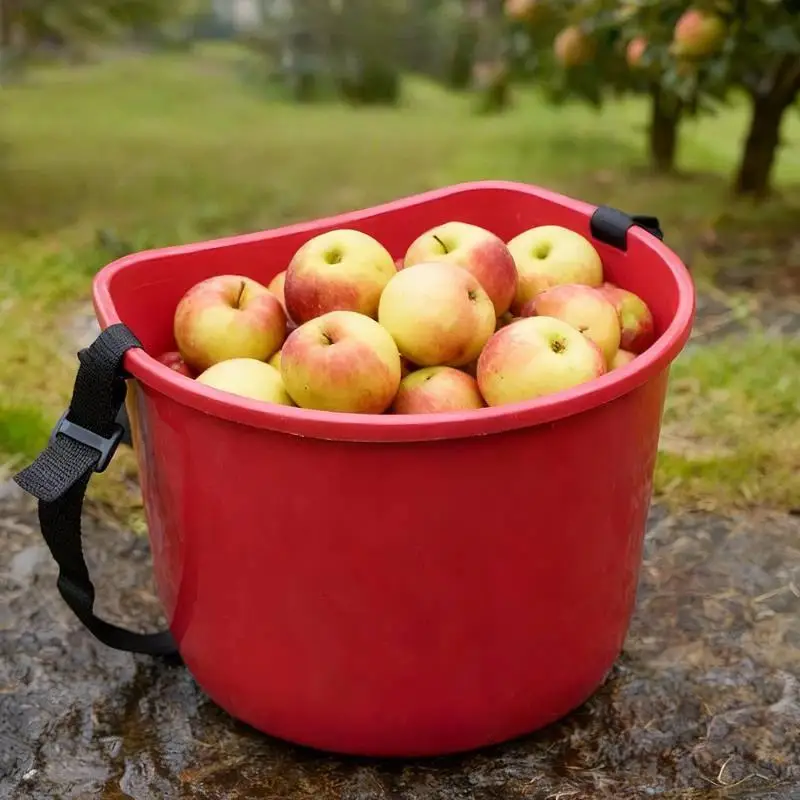 1Pcs Lightweight Bucket Organizer Fruit Picking Basket Picker Collection Accessories Gardening Tool For Lawn Garden Vegetables