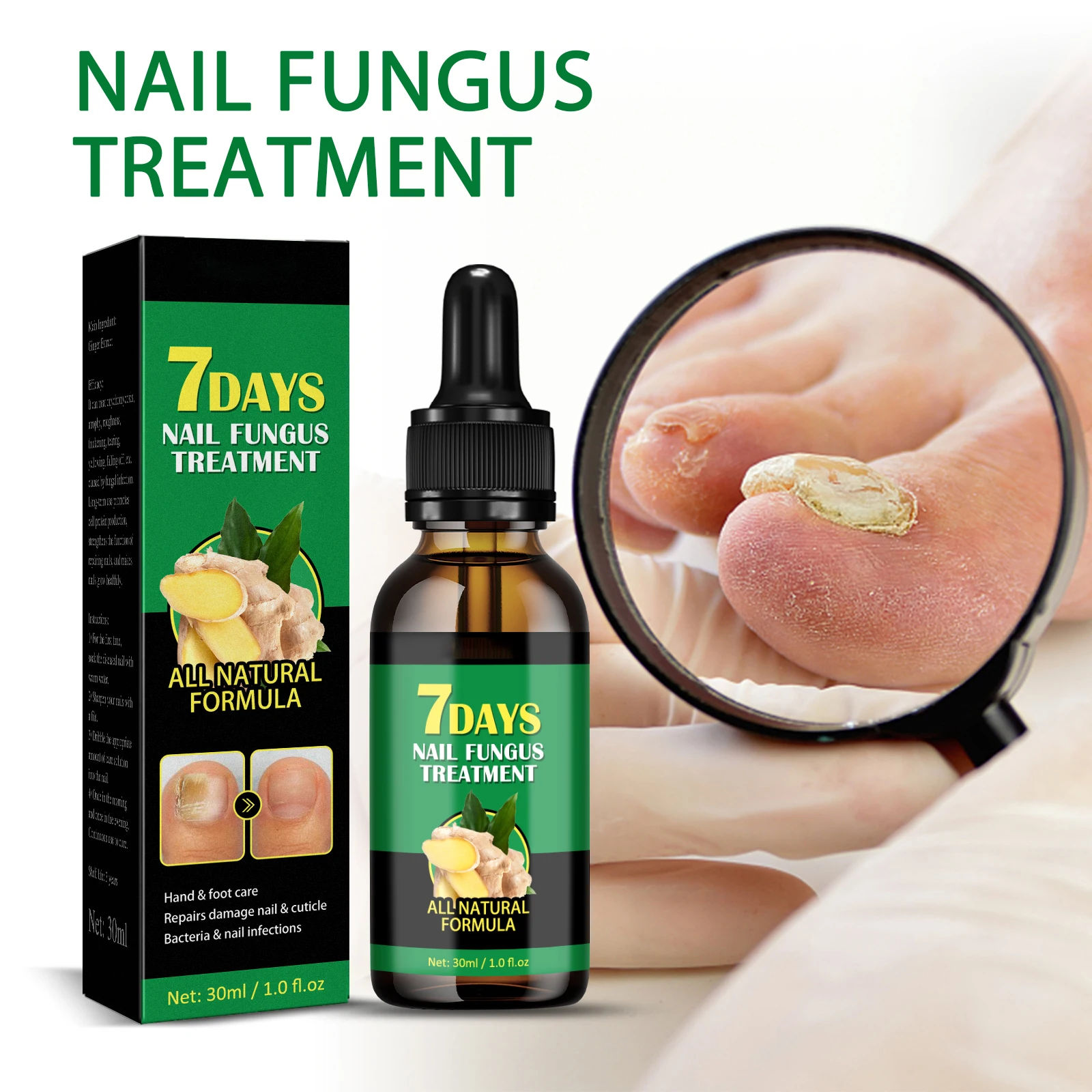 Nail Fungal Treatment Essential Oil Nail Fungus Removal Serum Foot Toe Onychomycosis Repair