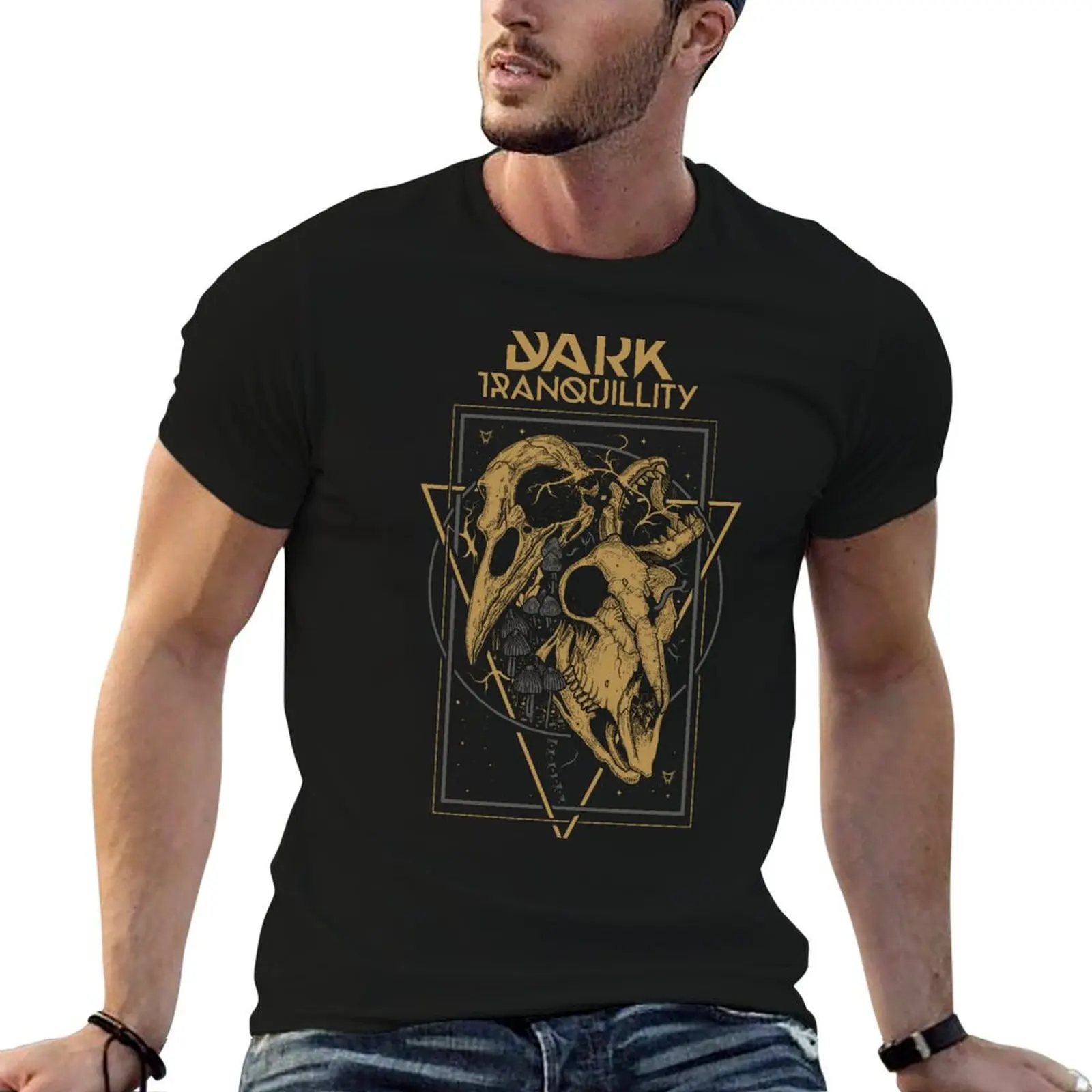 Dark Skulls Tranquillity T-Shirt Outdoor Sports Short Sleeve Top