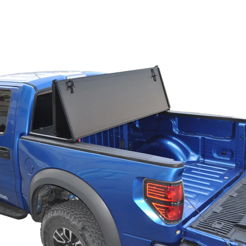 Liyuan  aluminum hard folding tonneau cover for  np300 2015+  4x4 accessories  japanese pickup trucks