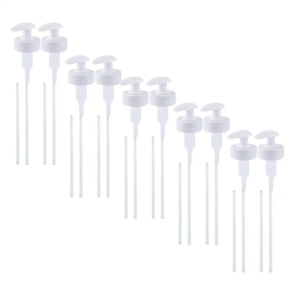 

10Sets OysterSauceSqueezer BottlePumpReplacementNozzle PPMaterial Durable EasyInstallation Practical MiniDesign PlasticNozzle