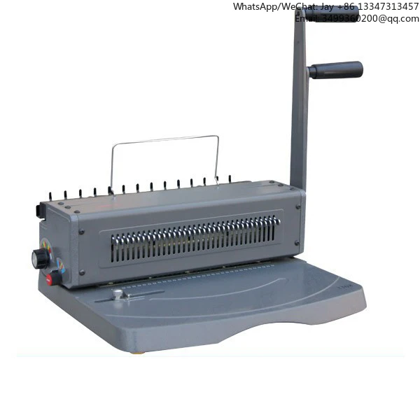 

NO MOQ Office Manual Paper Spiral Wire Binding Machine