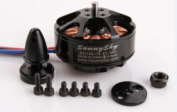 

100% original SUNNYSKY X4110S 340 400 460 580 680KV 6S 2.5kg 577W Brushless Motor for Multi-rotor copter