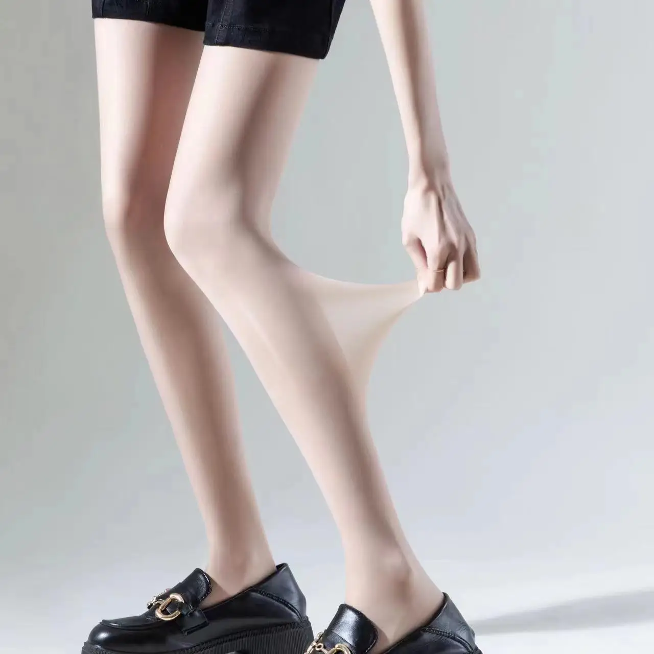 

Black Skin Ultra-thin Nylon Thigh High Stockings Pantyhoses Women Sexy Women Tights Velvet Sexy Lingeries Hosiery Body Stockings