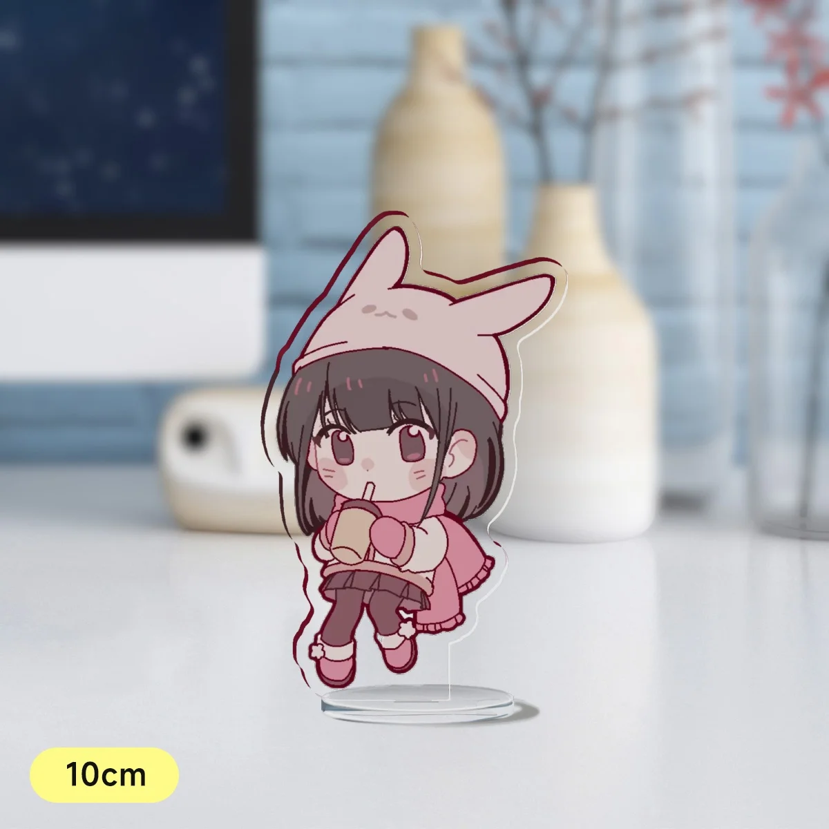 Милые аниме Linkclick, объемные виртуальные персонажи, фигурка-подставка, модель, стоячий подарок на день рождения, Рождество для друзей, 10 см