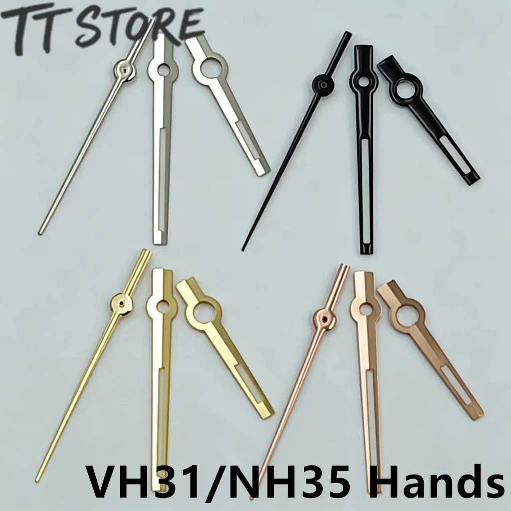 Silver Black Gold Luminous Green Hands For Watches Fit Miyota 2035 VH31 NH35 NH36 7S26 7S36 4R35 4R36 Movements Watch Pointers