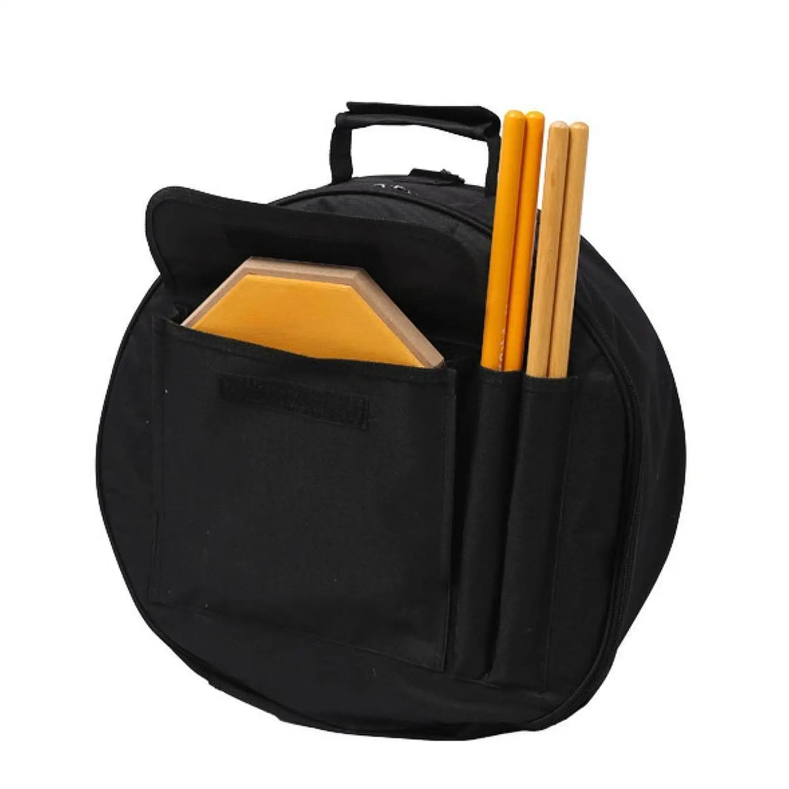 

Snare Drum Bag Portable Drumstick Backpack Percussion Storage Case for 13 14 Inch Practice Pad Band Gig