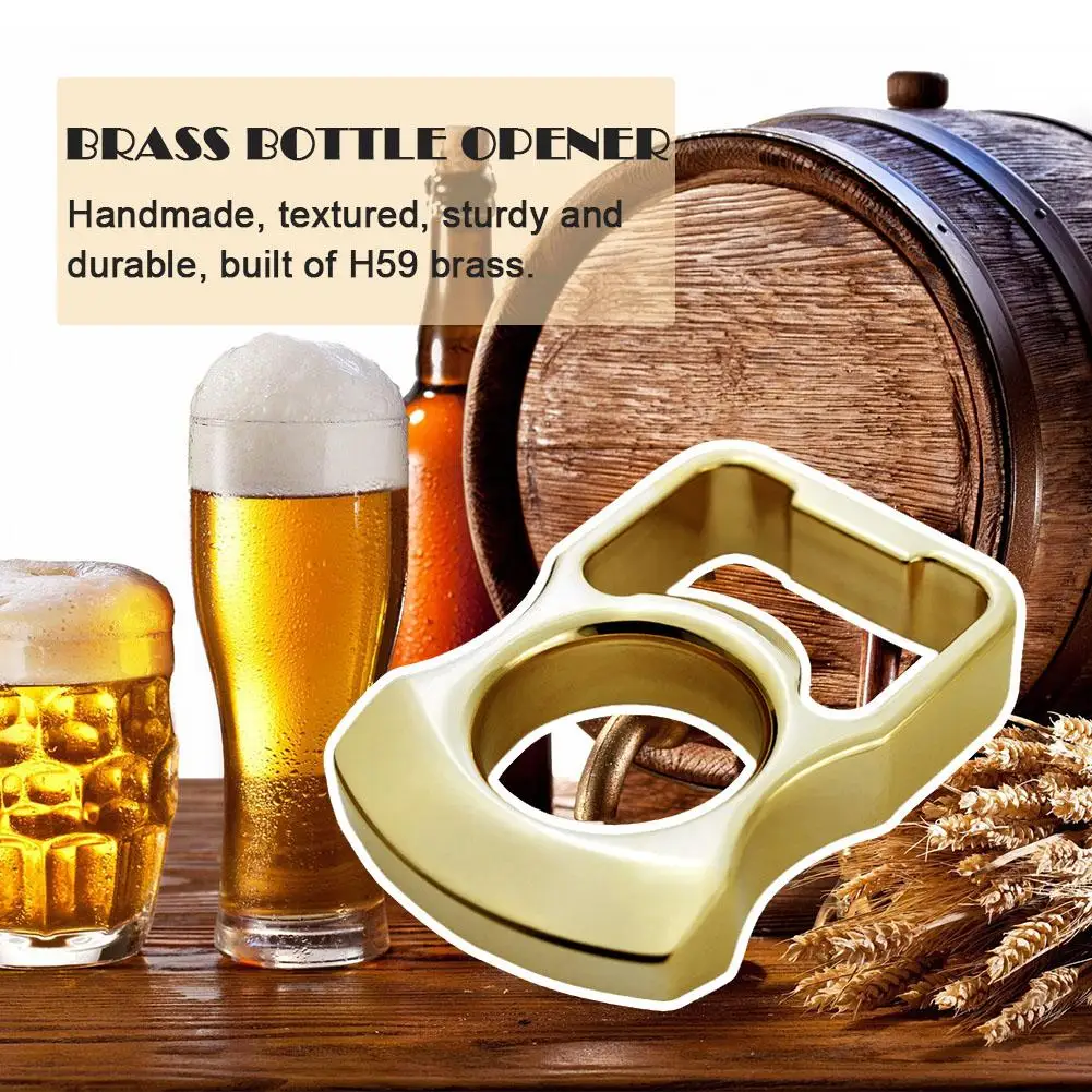 Can Opener Adjustable Bottle Opener Stainless Steel Brass Manual Beer Cap Opener Easy To Grip Kitchen Accessories