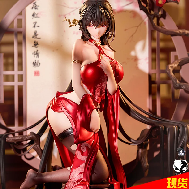 

BearPanda 1/6 Scale Anime Figure Chinese Style Luo Hong Anniversary Cheongsam Collectible Model With Screen For Adult Collectors