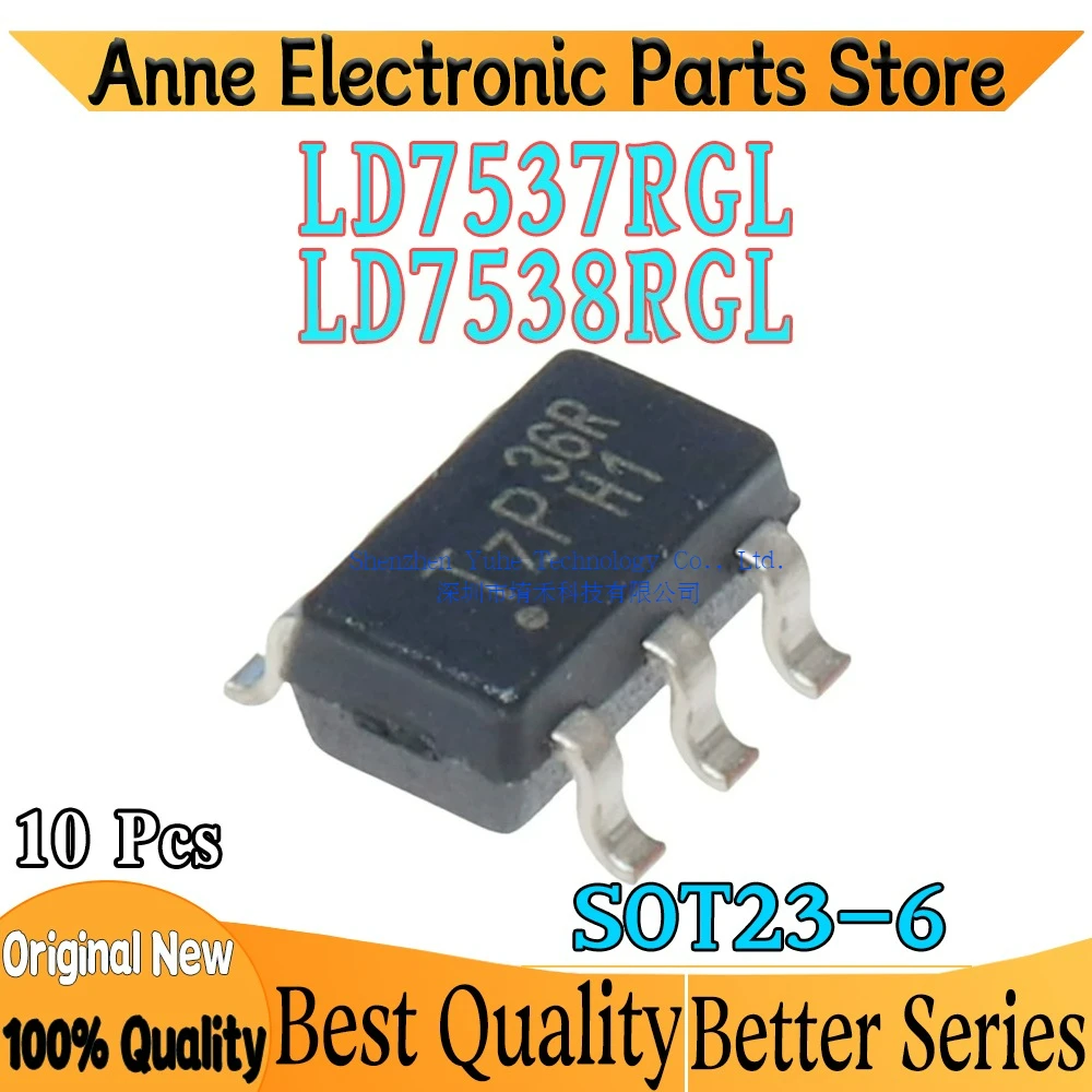 (10piece) New LD7537RGL LD7537RG LD7537R LD7537 37R LD7538RGL LD7538R LD7538 38R SOT23-6 Electronic Integrated Circuit Component