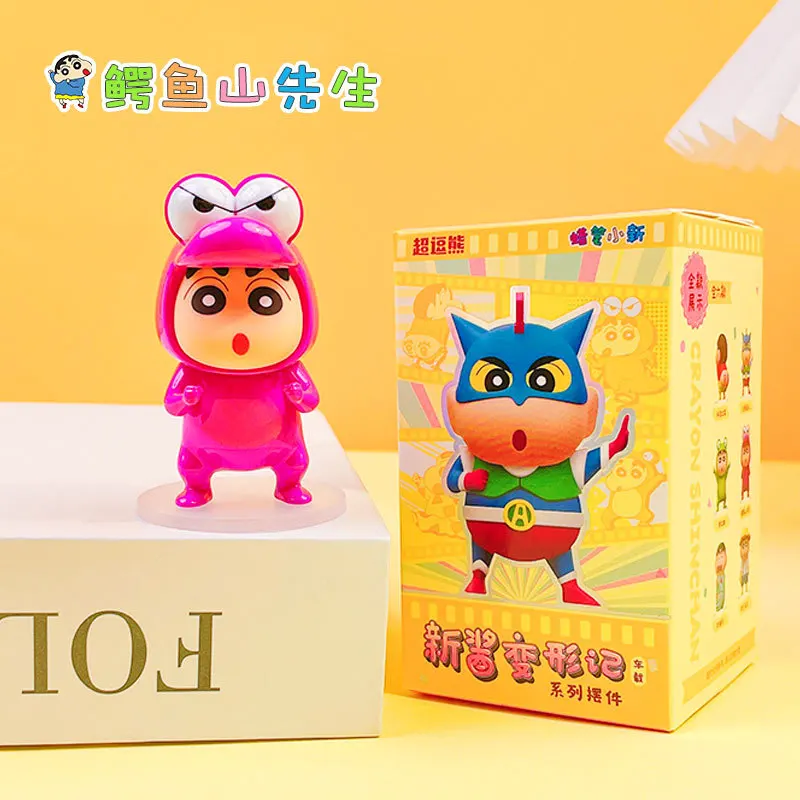 ใหม่ของแท้อะนิเมะ Crayon Shin-Chan Cos Series Kawaii Action Figures PVC ชุดเครื่องประดับตกแต่งรถของเล่นตุ๊กตาของขวัญ