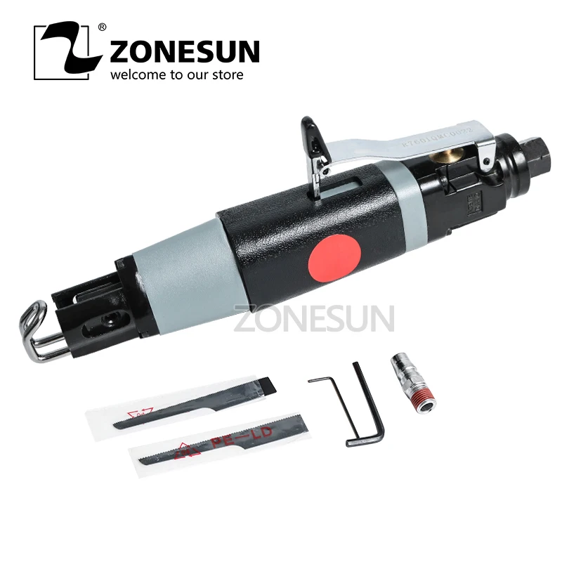 ZONESUN Power Tool Pneumatic Accessories Reciprocating Saw Metal Cutting Wood Tool Attachment Swing Metal File With 3 Blades