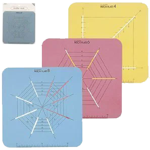 

Janpan CLOVER patch work drawing board Geometric pattern Drawing template for Hand tools 1set=3pcs