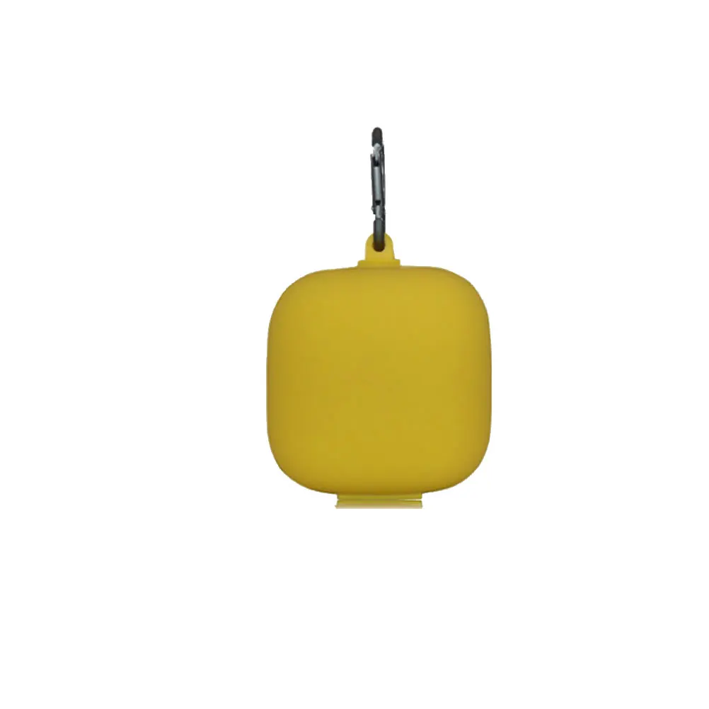

Headphone Protective Box Yellow Case for Wireless Earphone Holder Accessories Durable Plastic Bright Color Simple Design