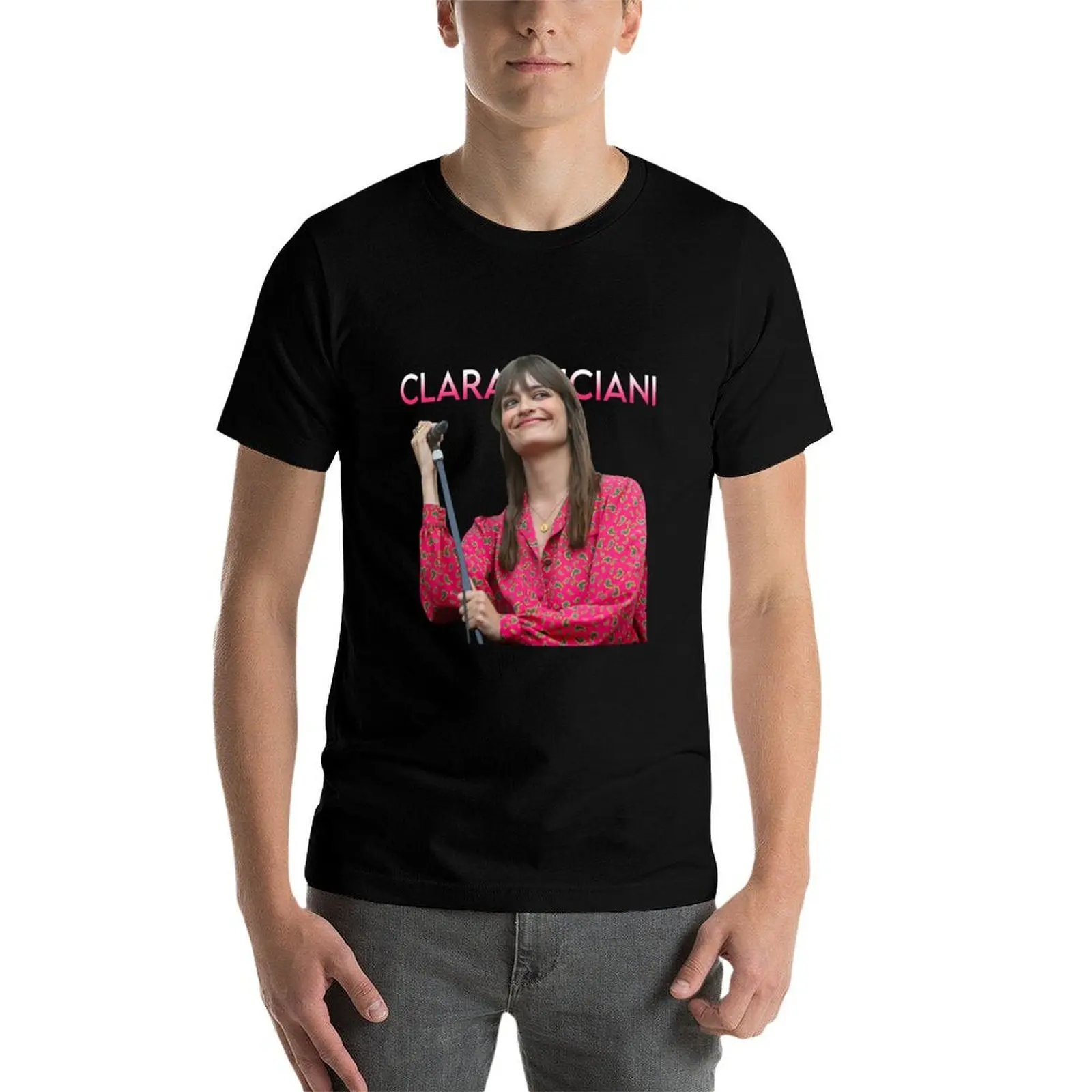 Clara C?ur Luciani On Stage T-Shirt man t shirts high quality luxury brand t shirt custom print T-Shirt