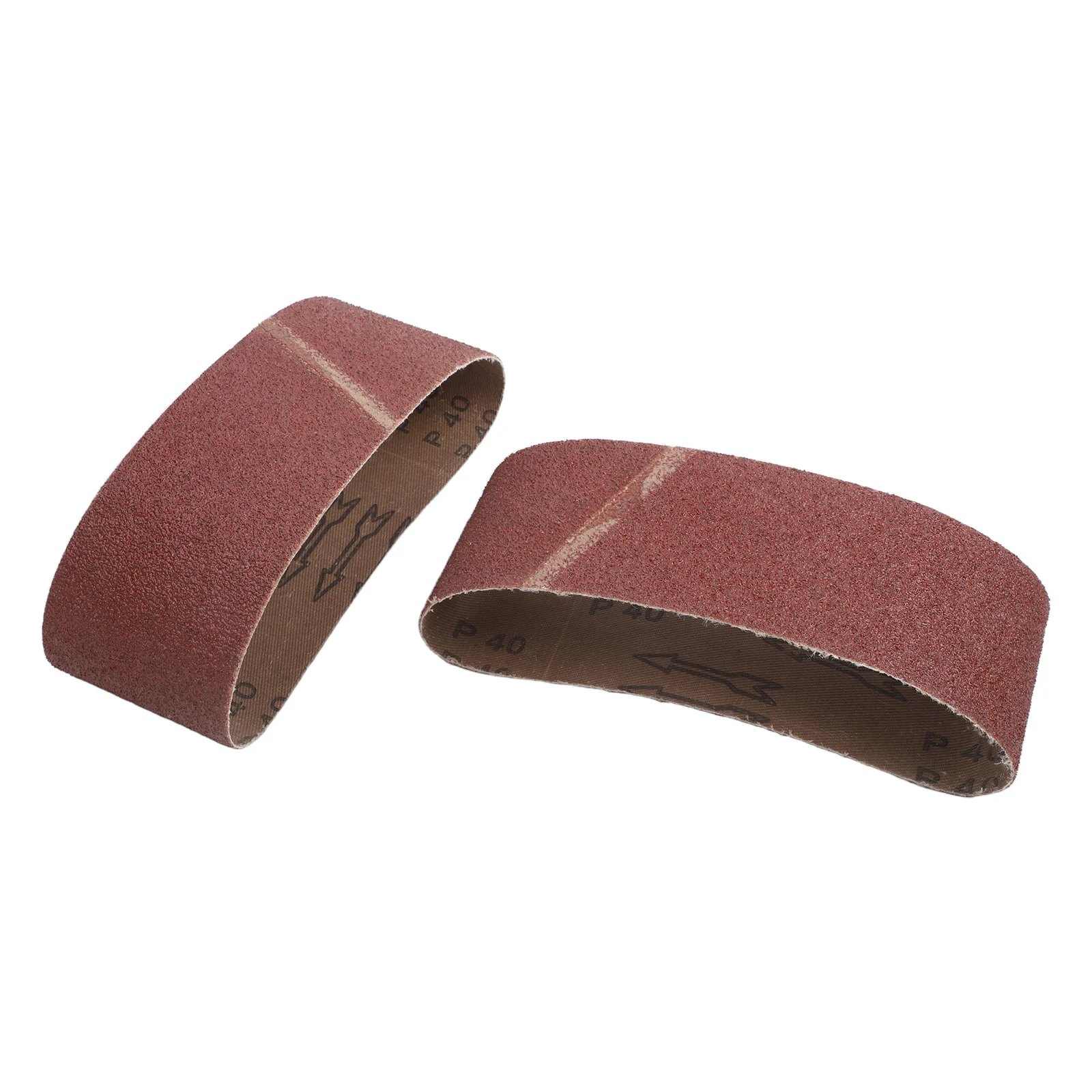 5PCS Abrasive Sanding Belt Set Features Aluminum Oxide Composition in Different Grit Sizes (40 120) for Wood & More