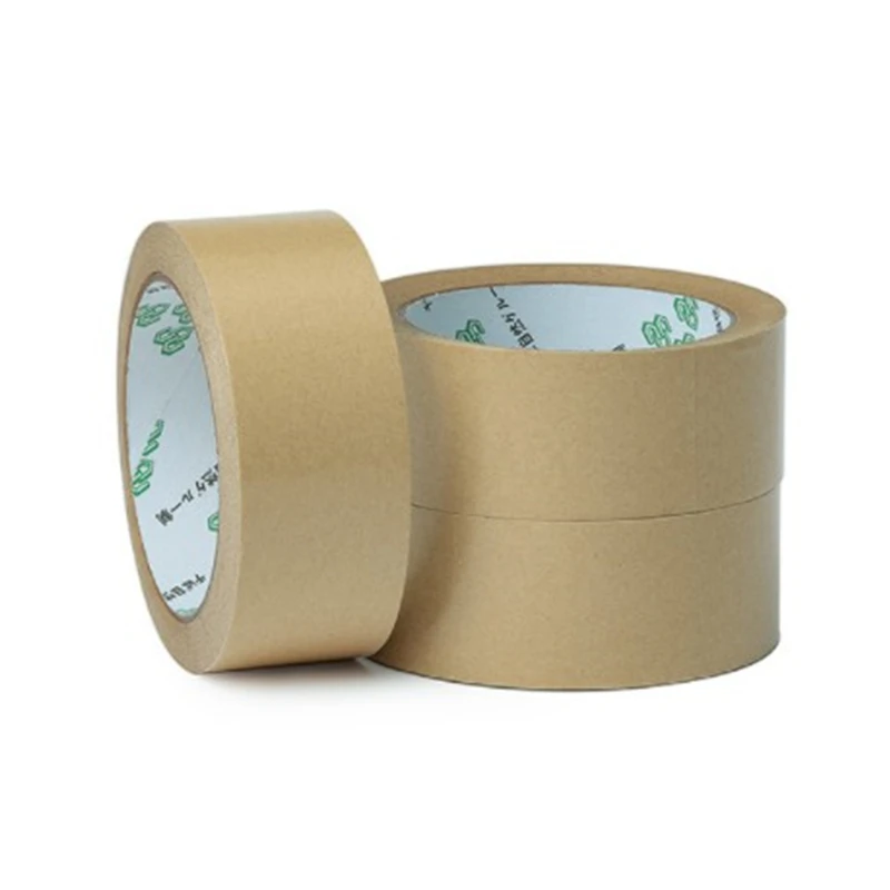 Kraft Paper Tape Sealing Self Adhesive Tape Car Painting Shelter Mounting Album Photo Frame Paper Tape Waterproof 23m / roll