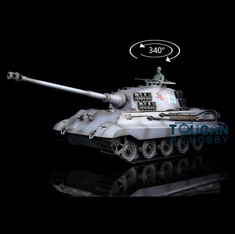 HENG LONG 1/16 Scale 7.0 2.4G plastica German King Tiger RTR RC Tank Model 3888A Controlled Panzer TH17531