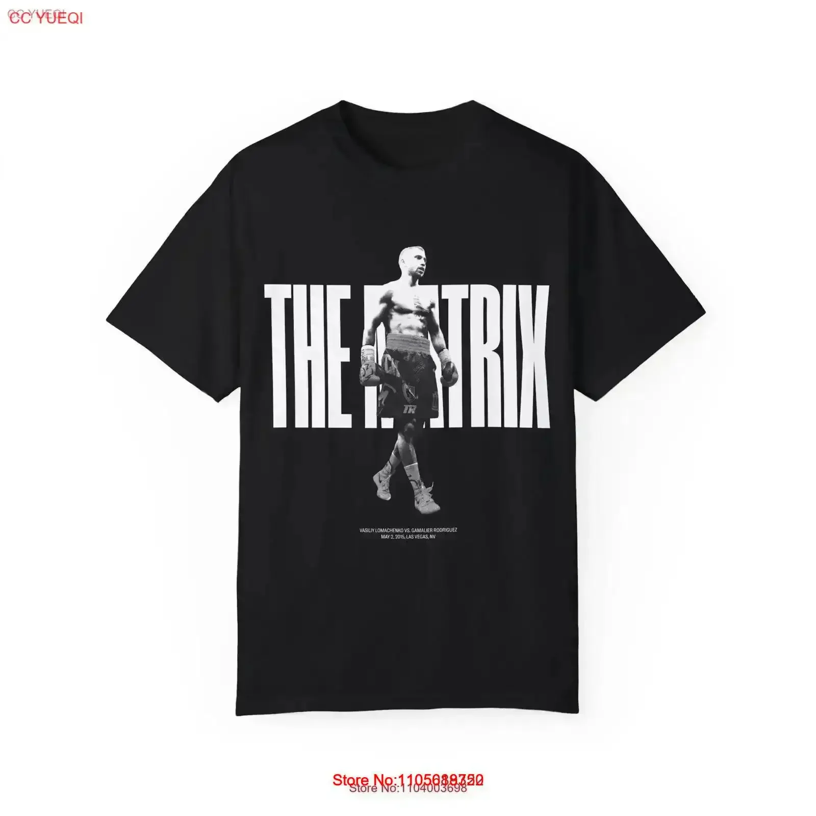 Vasyl Lomachenko The Matrix Boxing T Shirt vs Linares Fight Vintage Washed Breathable graphic Slightly Stretched vintage