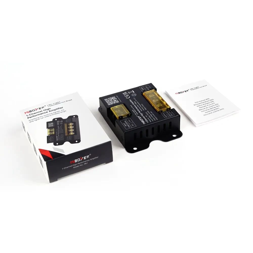 MiBoxer 1CH PA1 25A 4CH PA4 15A 5CH PA5 PA5H 30A High Performance Signal Amplifier DC12V 24V for PWM LED Controller Repeater