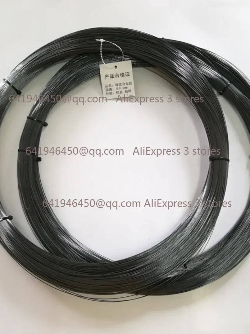 Super Elastic Nitinol Shape Memory Alloy Nickel Titanium Straight Wire Hyperelastic Filament Black 0.05mm-2mm