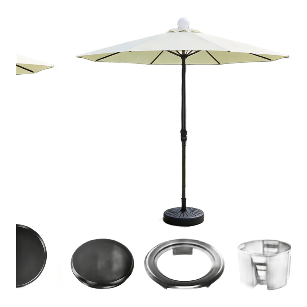 Fixing Screws For Umbrella Base 3 Sizes 32 Mm, 38 Mm, 48 Mm Versatile Sizing Options Complete Installation Set