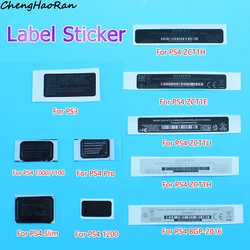 10 Pieces PS3 PS4 Slim 2000/1000 1100/1200/pro/Slim Controller Label Case Black and White Back Label Seal Sticker