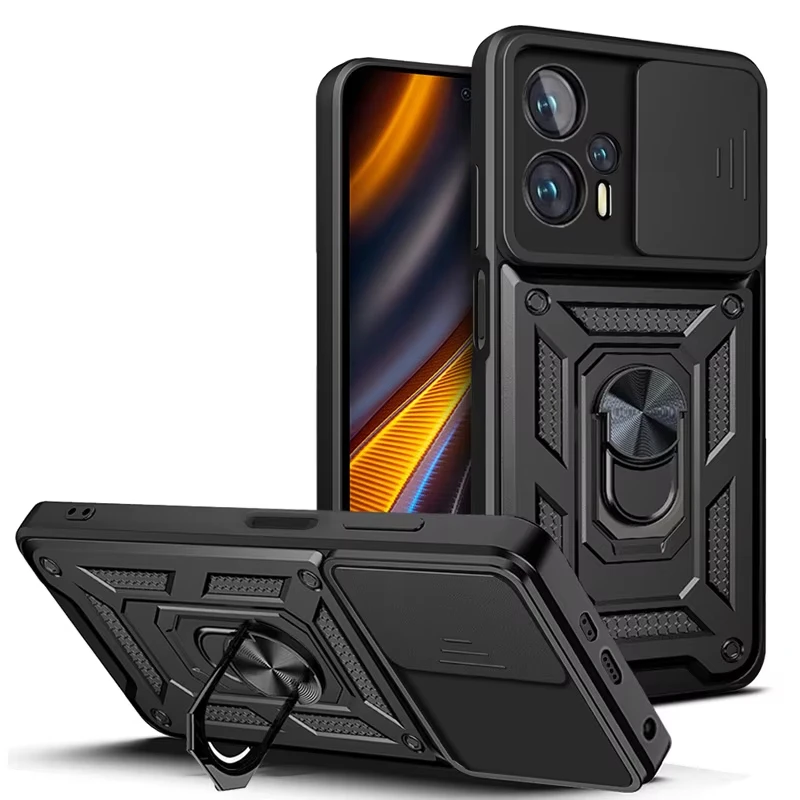 Shockproof Armor Case For Xiaomi Poco F5 F4 GT F3 Camera Lens Protection Fundas For Mi Poco X5 X4 X3 Pro X4GT NFC M4 M3 Pro