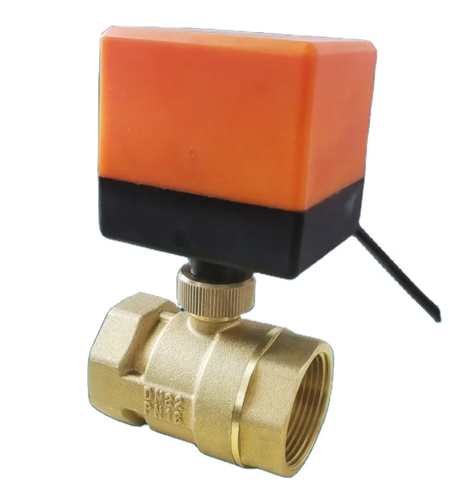 

Electric Ball Valve AC220v/DC24v 3 Wire 2 Control Brass Electric Ball Valve