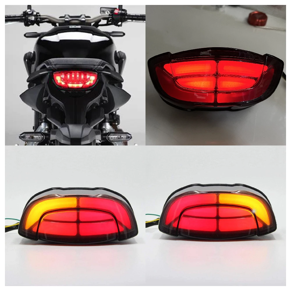 

Fits for Honda CB650R CBR650R CB CBR 650R ABS 2019-2023 Motorcycle LED Taillight Rear Brake & Turn Signal Integrated Tail Light